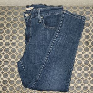 Levi's Dark Blue Straight Leg Jeans